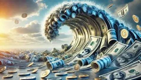 relaxed individual experiencing reduced financial stress